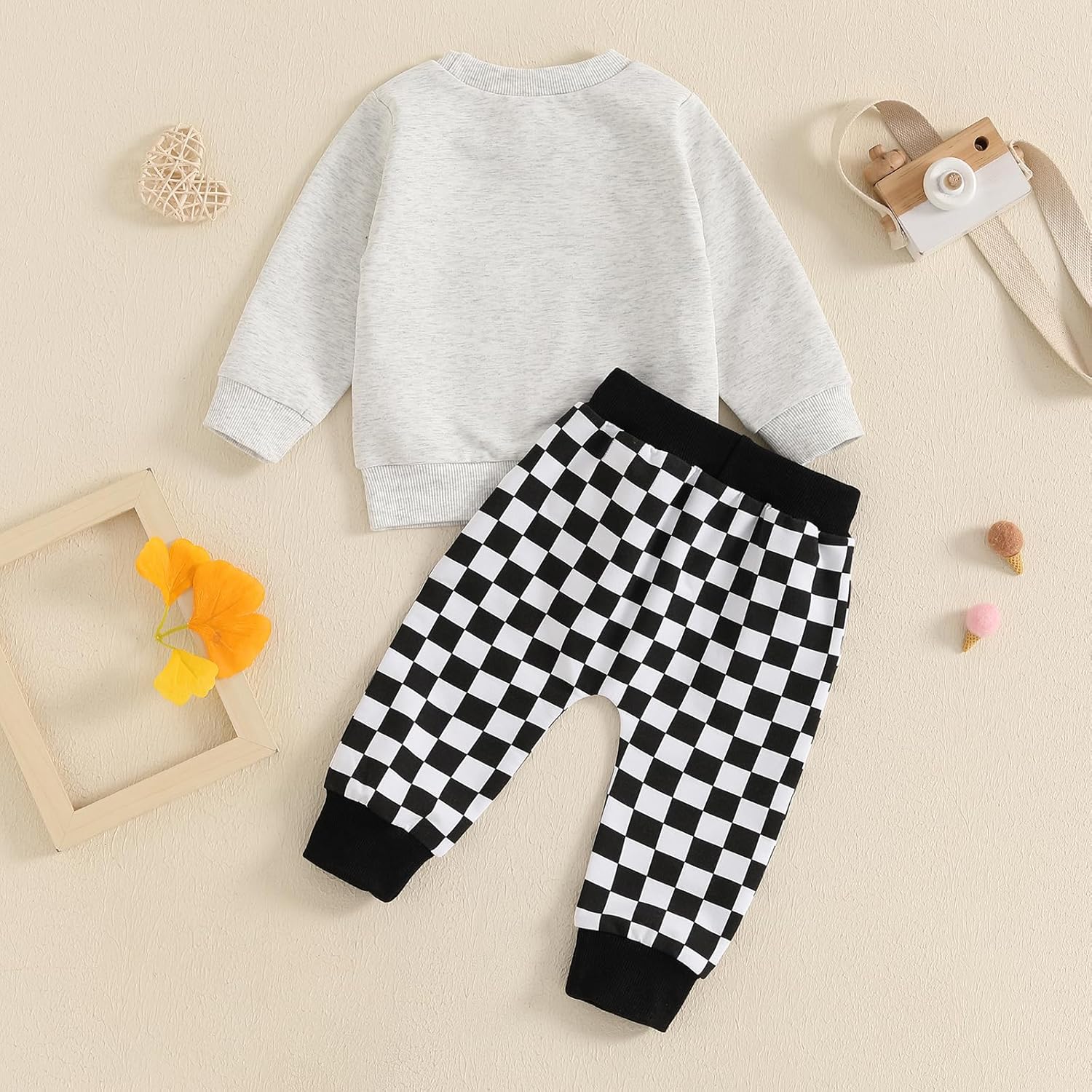 PUHHAPIEY Baby Boy 3-24 Months Set Funny Fall Winter Outfits