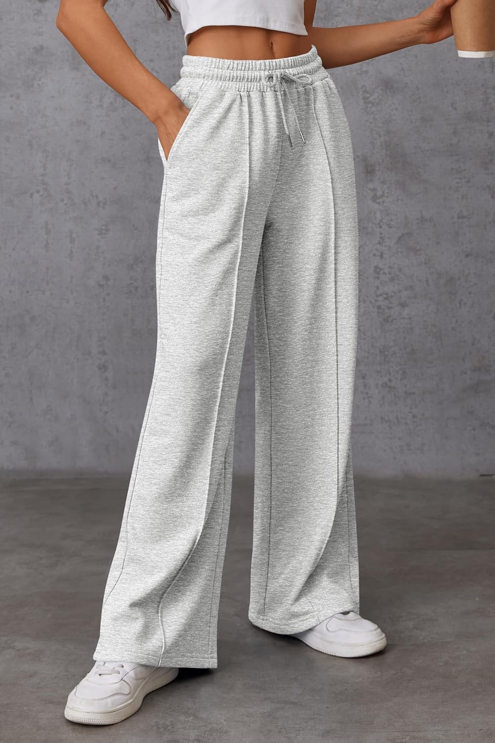 StylishMIROMIHO Womens Wide Leg Sweatpants