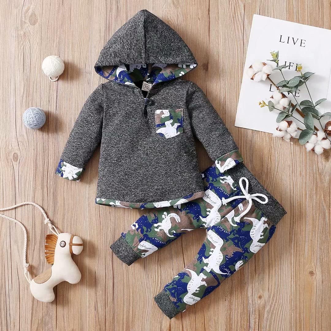 Comfortable Toddler Compression Set with Hoodie and Pants