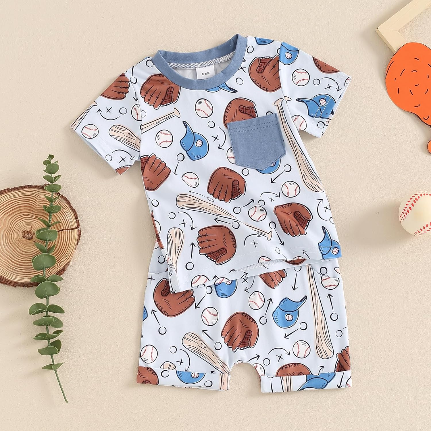 Celebrity Kids Toddler FIOMVA Golf Outfit Boys Newborn Clothing Set