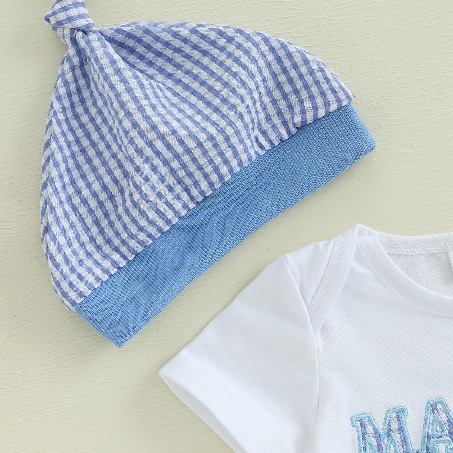 Newborn Boy Summer Outfit Set - Lightweight TrendyRomper Pants