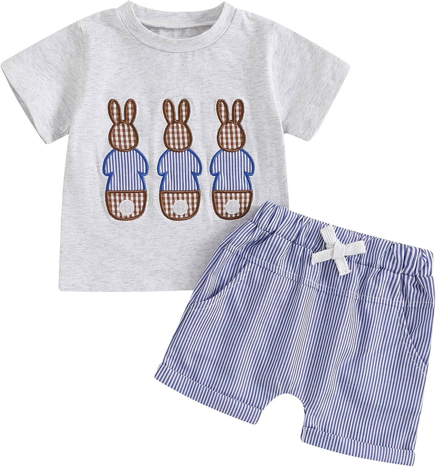 Mubineo Toddler Summer Bunny Outfit Comfy and Cute for Kids