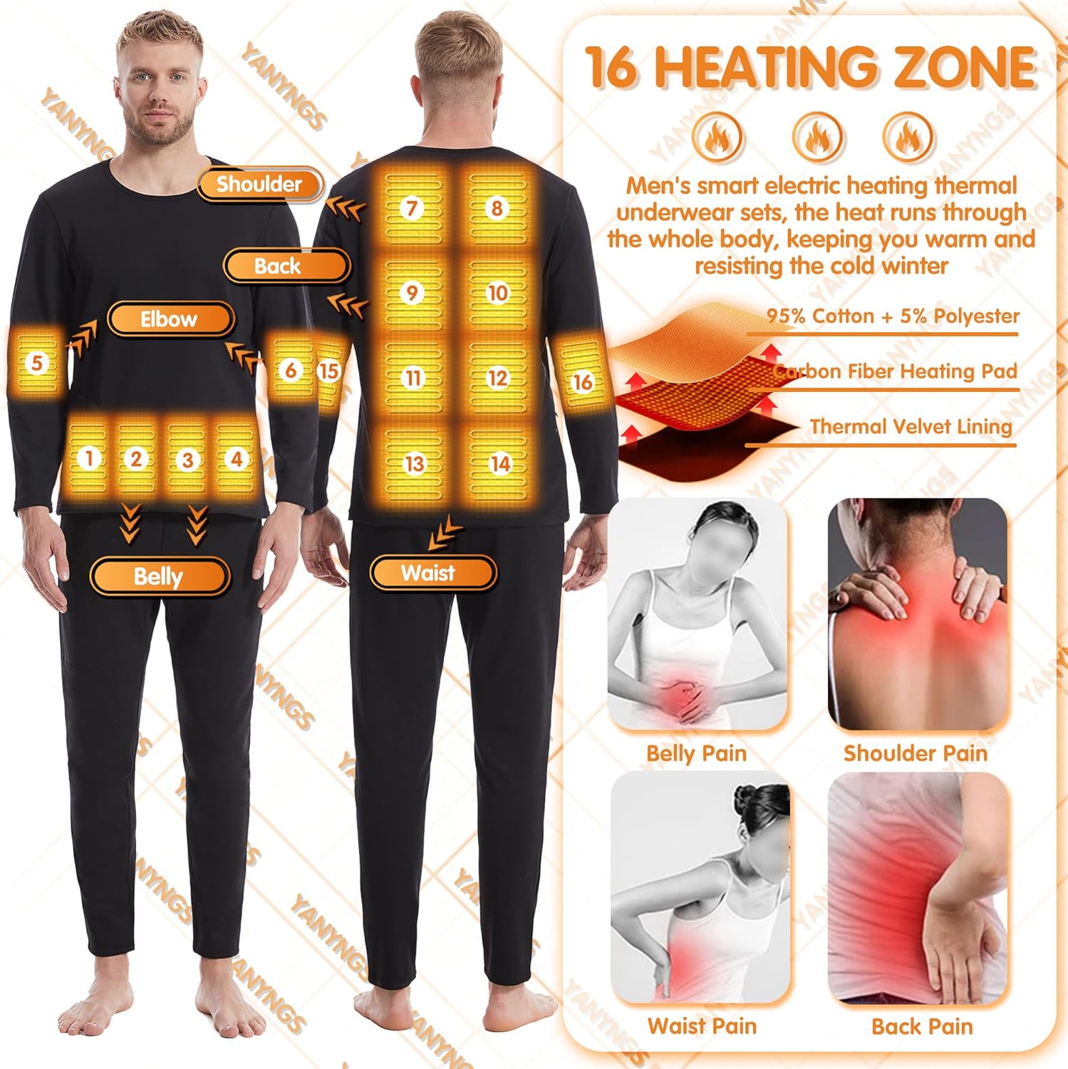 Heated Underwear for MenWomen - Stay Warm in Cold Weather