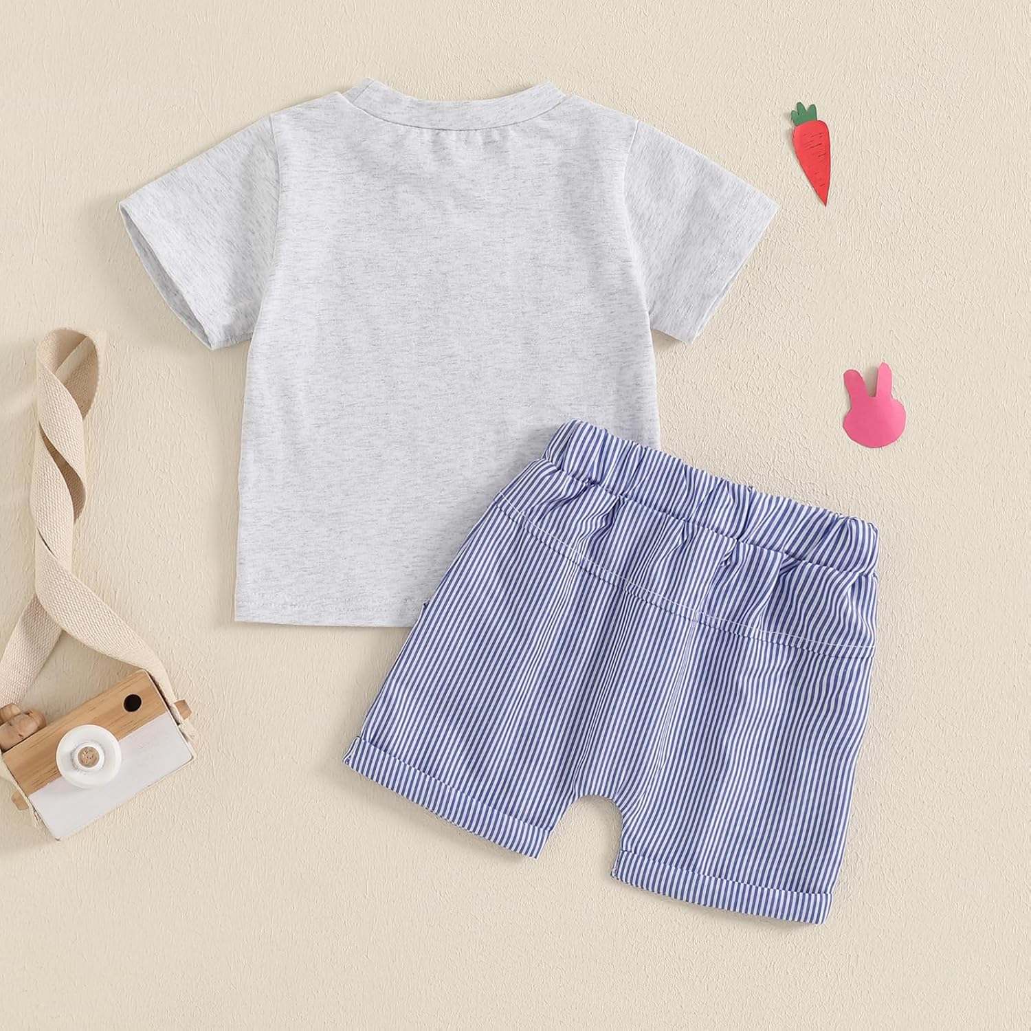 Mubineo Toddler Summer Bunny Outfit Comfy and Cute for Kids