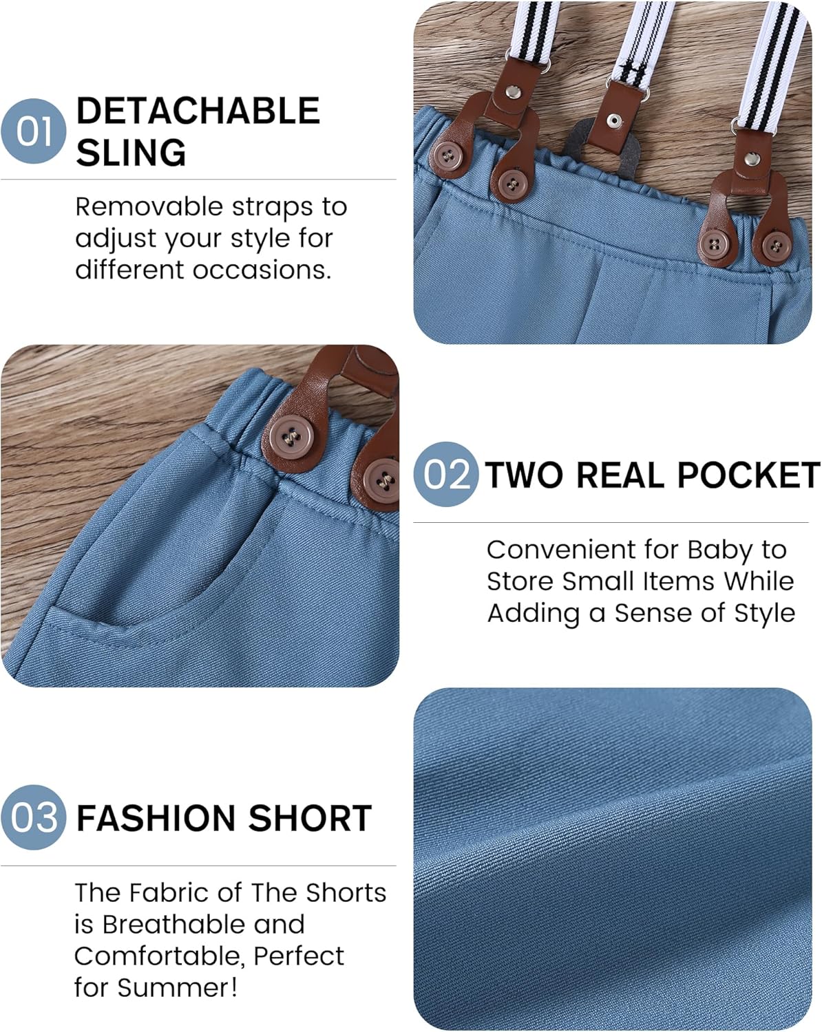 Toddler Boys Outfit Set 1-6T