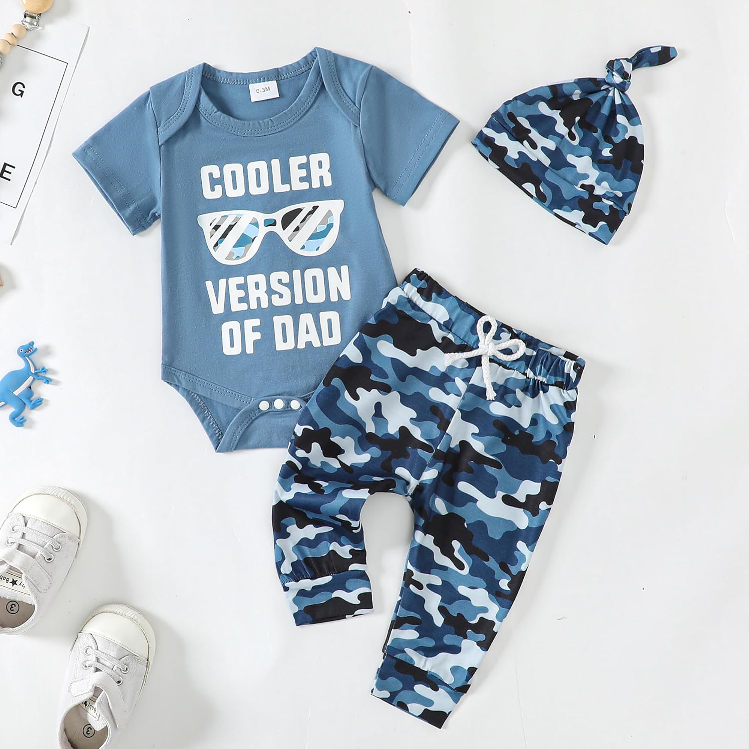NZRVAWS Newborn Baby Boy Romper Set Super Soft Stylish