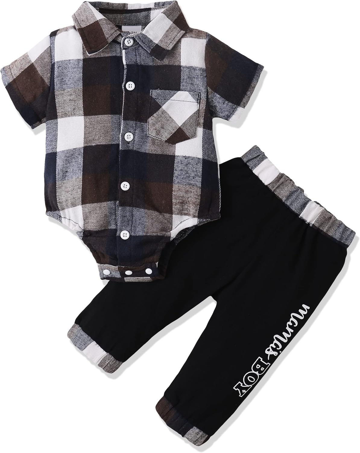 Renotemy Baby Boy Romper Set