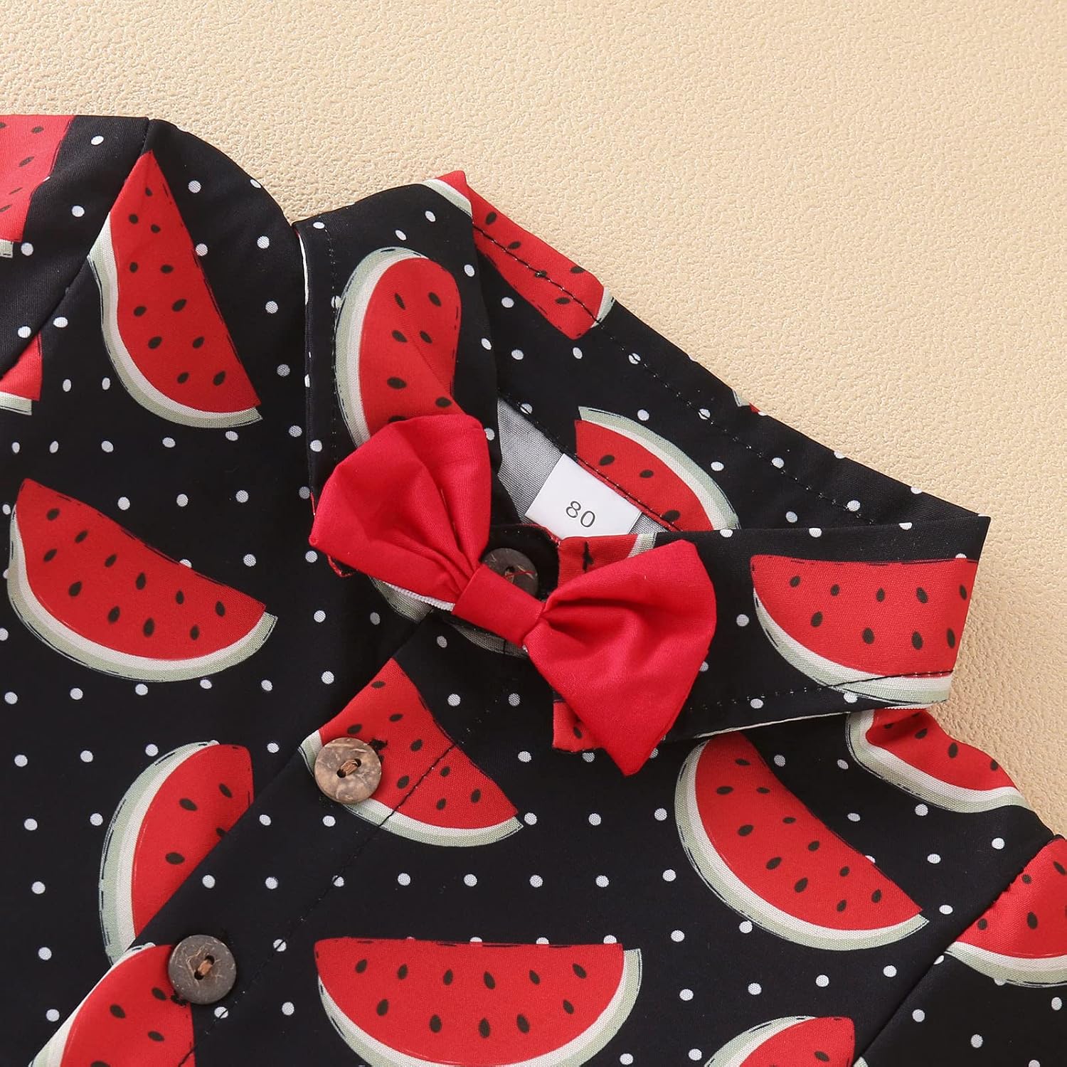 Red Toddler Set - Watermelon Print