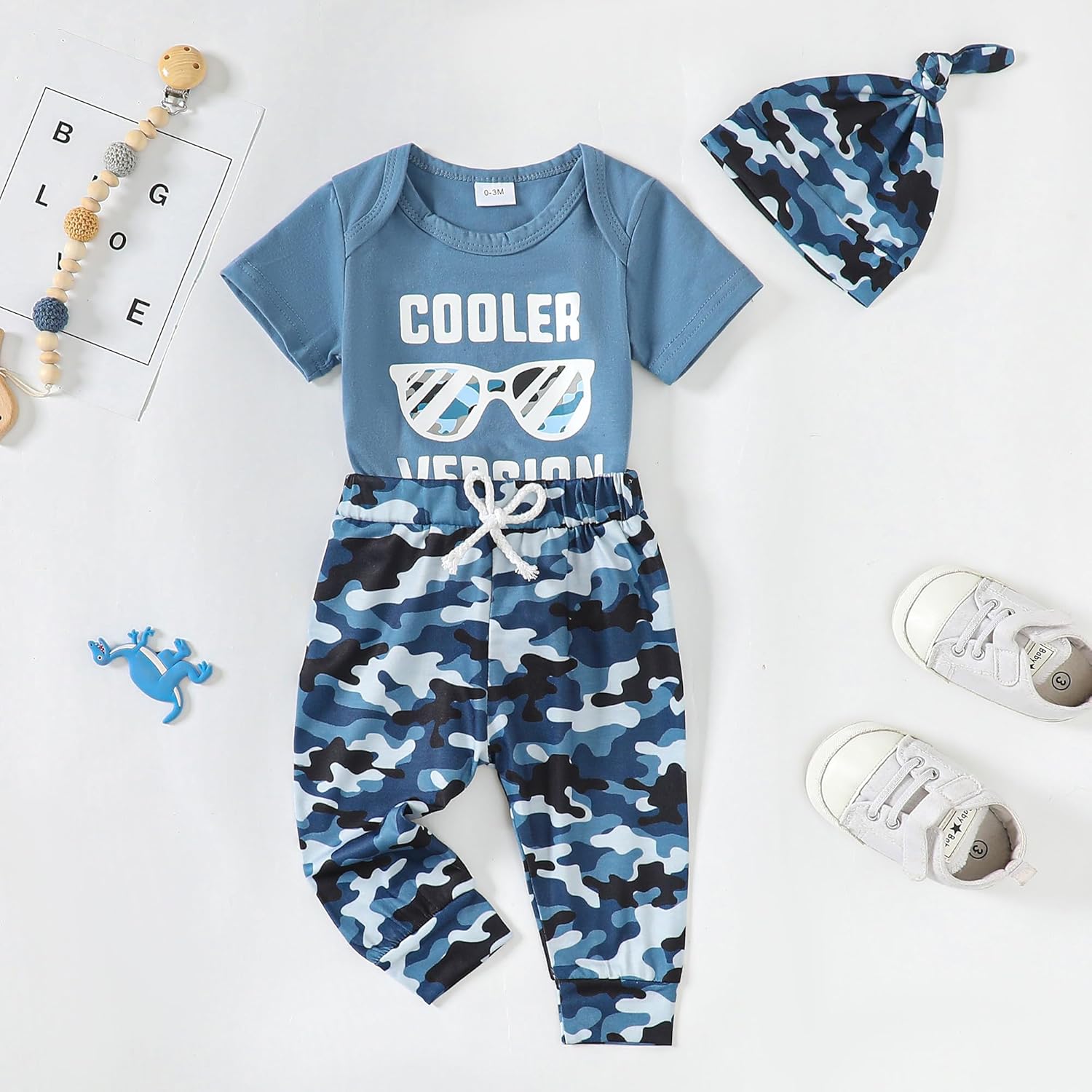 NZRVAWS Newborn Baby Boy Romper Set Super Soft Stylish