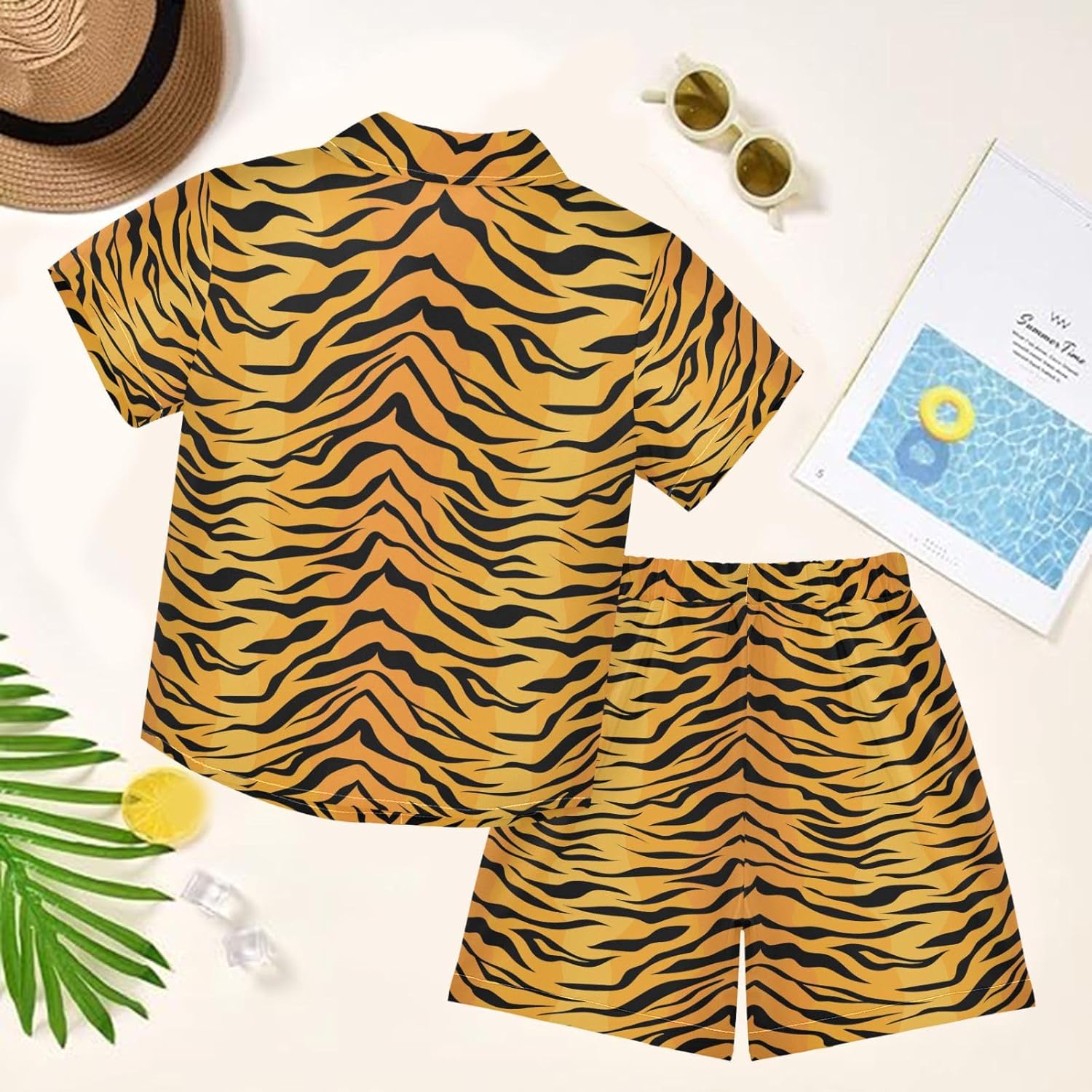 Visesunny Baby Toddler Boys 2-Piece Short Shirts Set