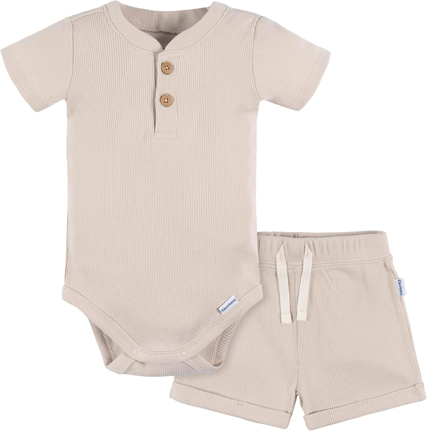 Gerber Baby Bodysuit and Short Set 1