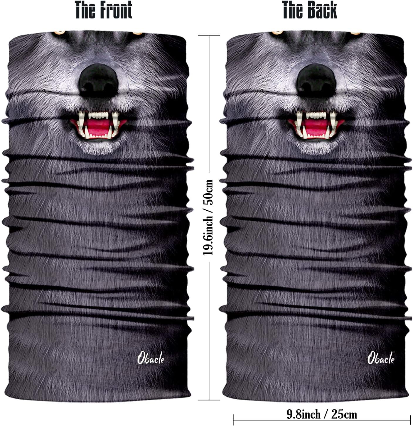Obacle Animal Face Mask Neck Gaiter