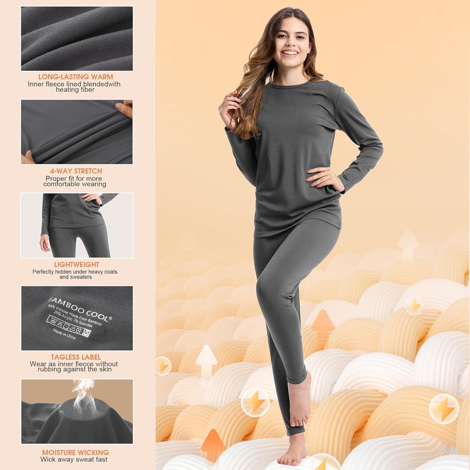 Bamboo Cool Thermal Underwear Women Comfort Meets Style