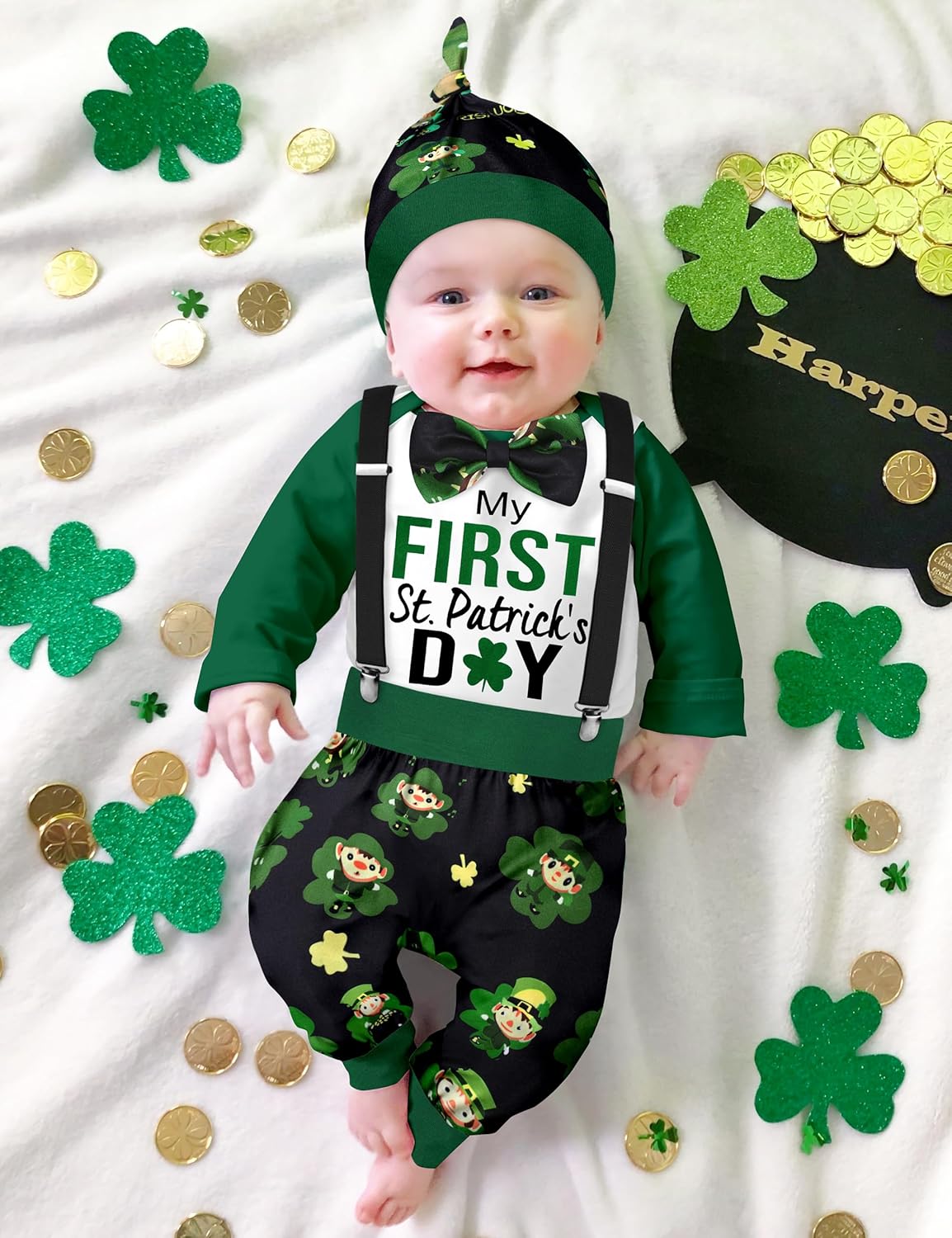 St Patricks Day Baby Boy Outfit_xyz