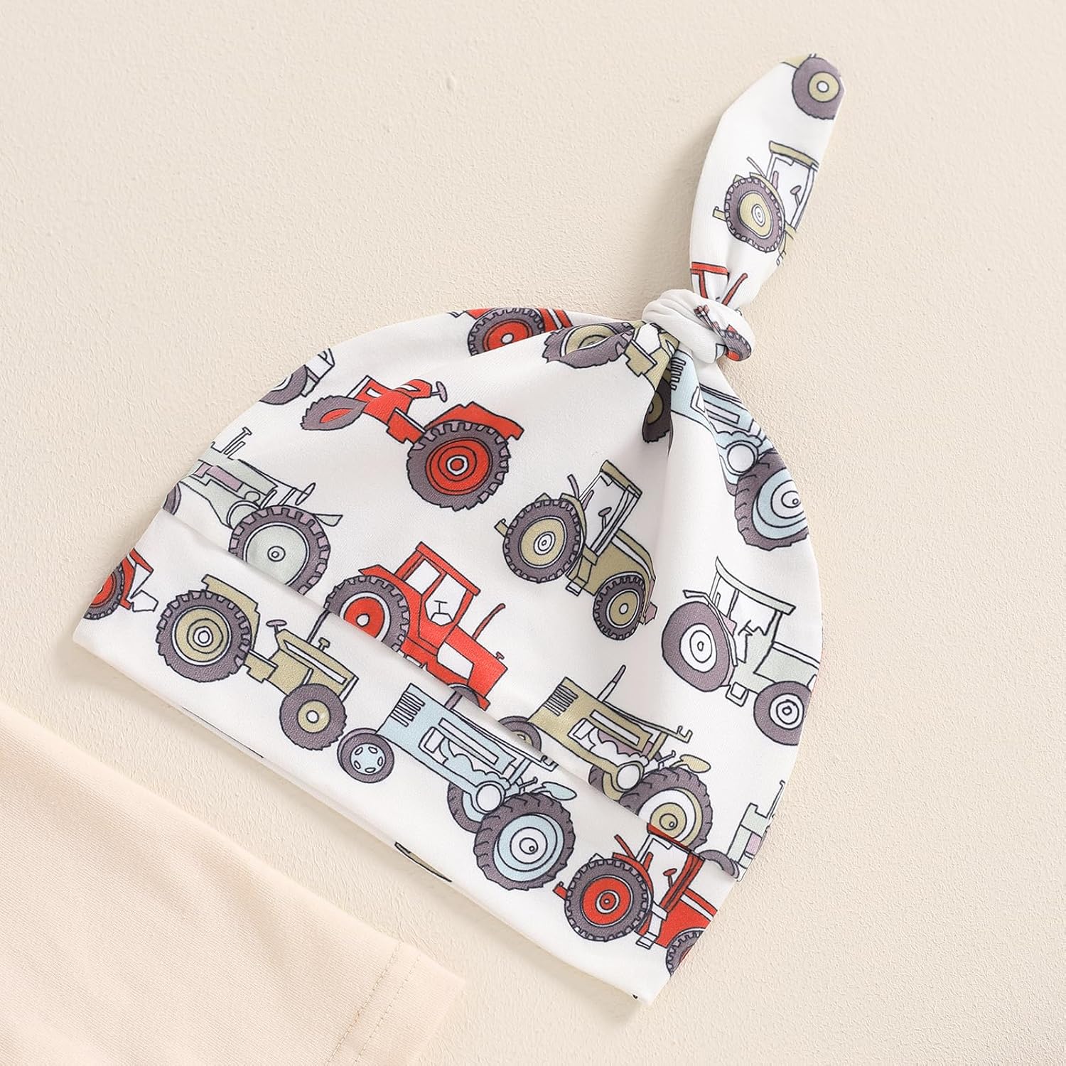 Adorable Tractor Outfit for Newborn Boys