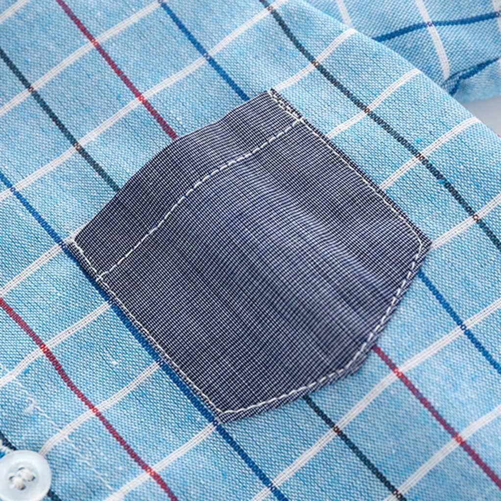 Infant Gentleman Sets Bow Tie Plaid T-Shirts Overalls 0-3 Years