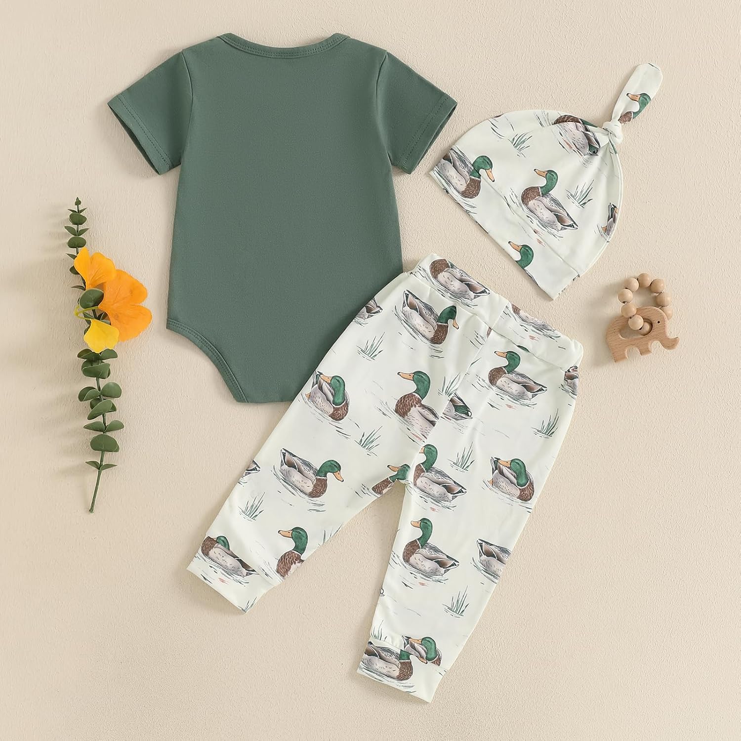 Baby Boy Duck Hunting Outfit Set