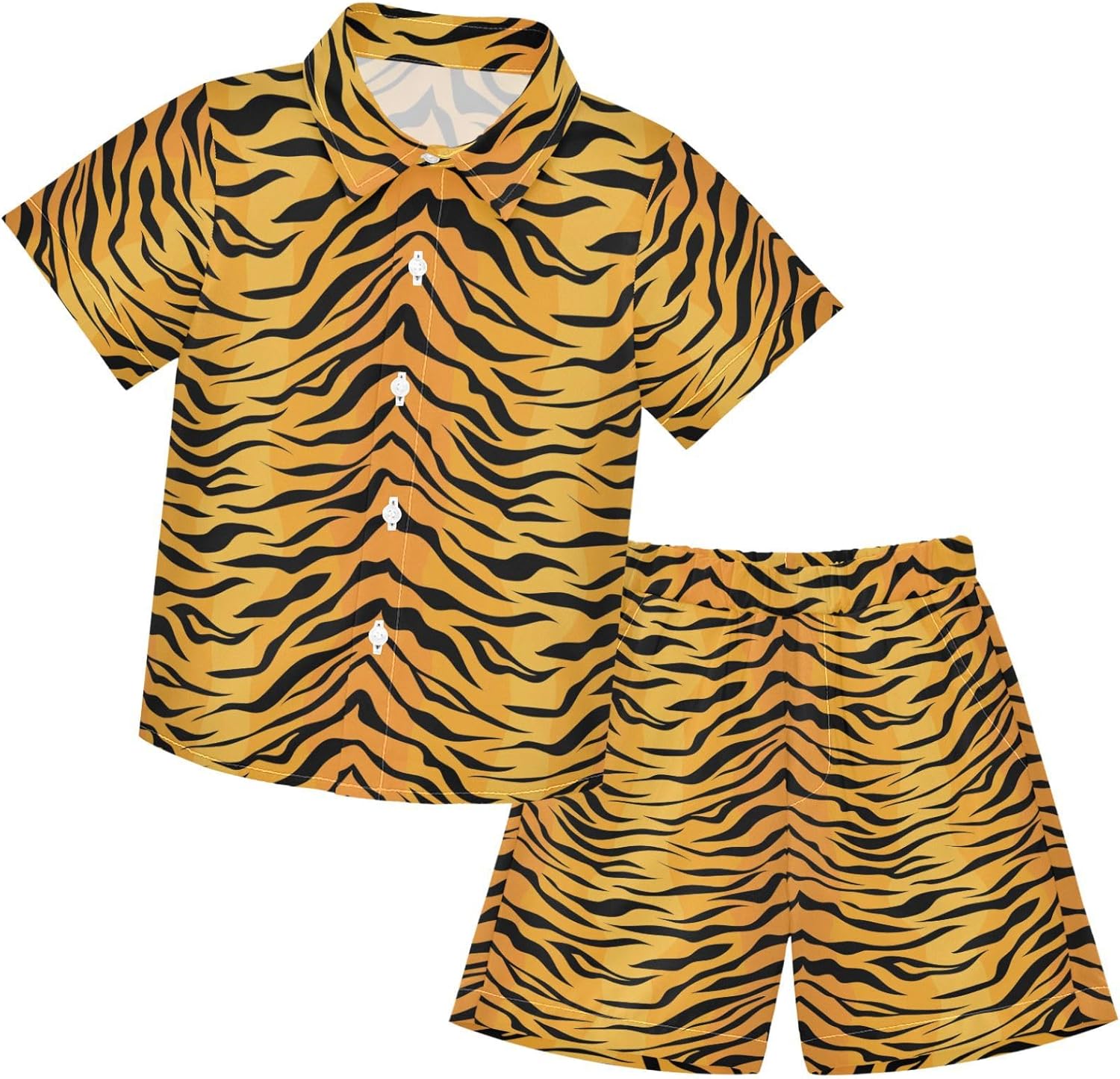 Visesunny Baby Toddler Boys 2-Piece Short Shirts Set