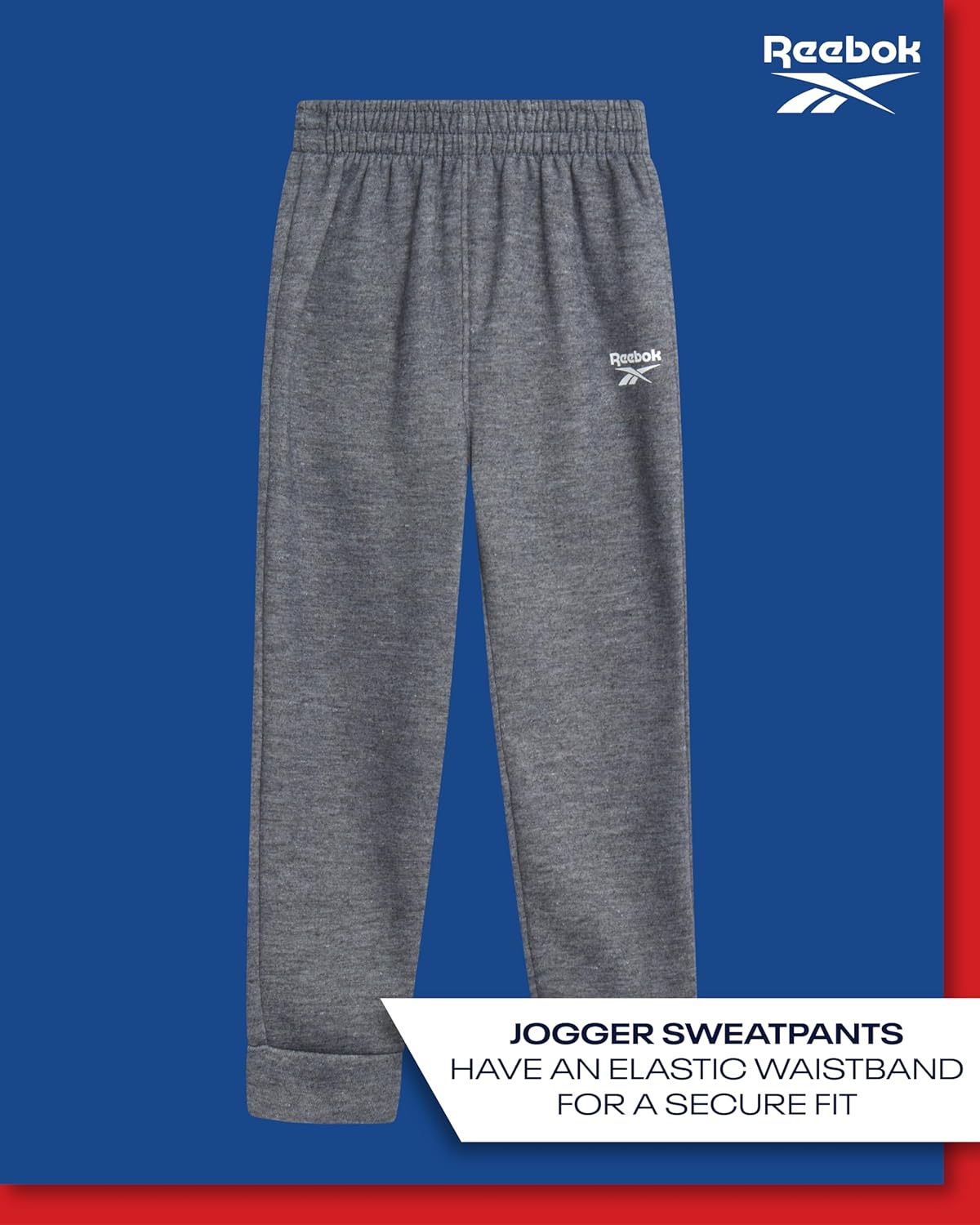 Reebok toddler boys active fleece sweatshirt and jogger set