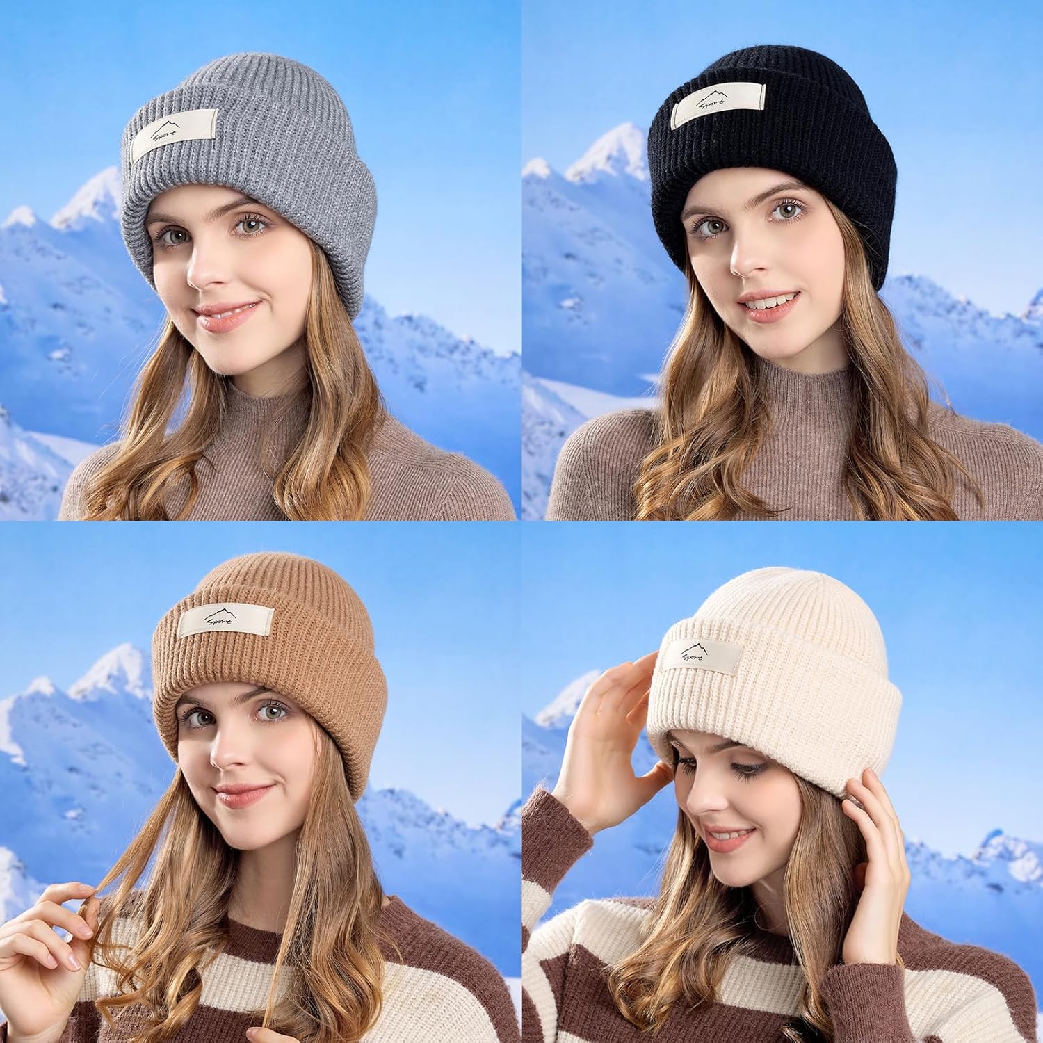 Warm Skull Knit Beanie