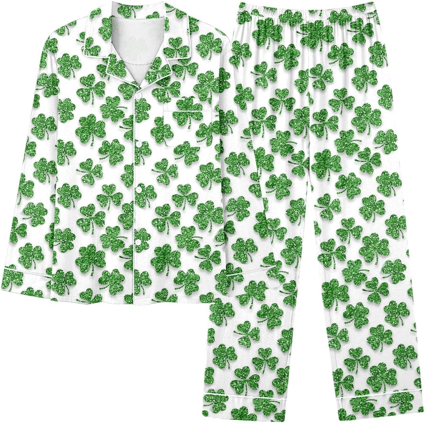 St Patricks Day Shamrock Pajamas