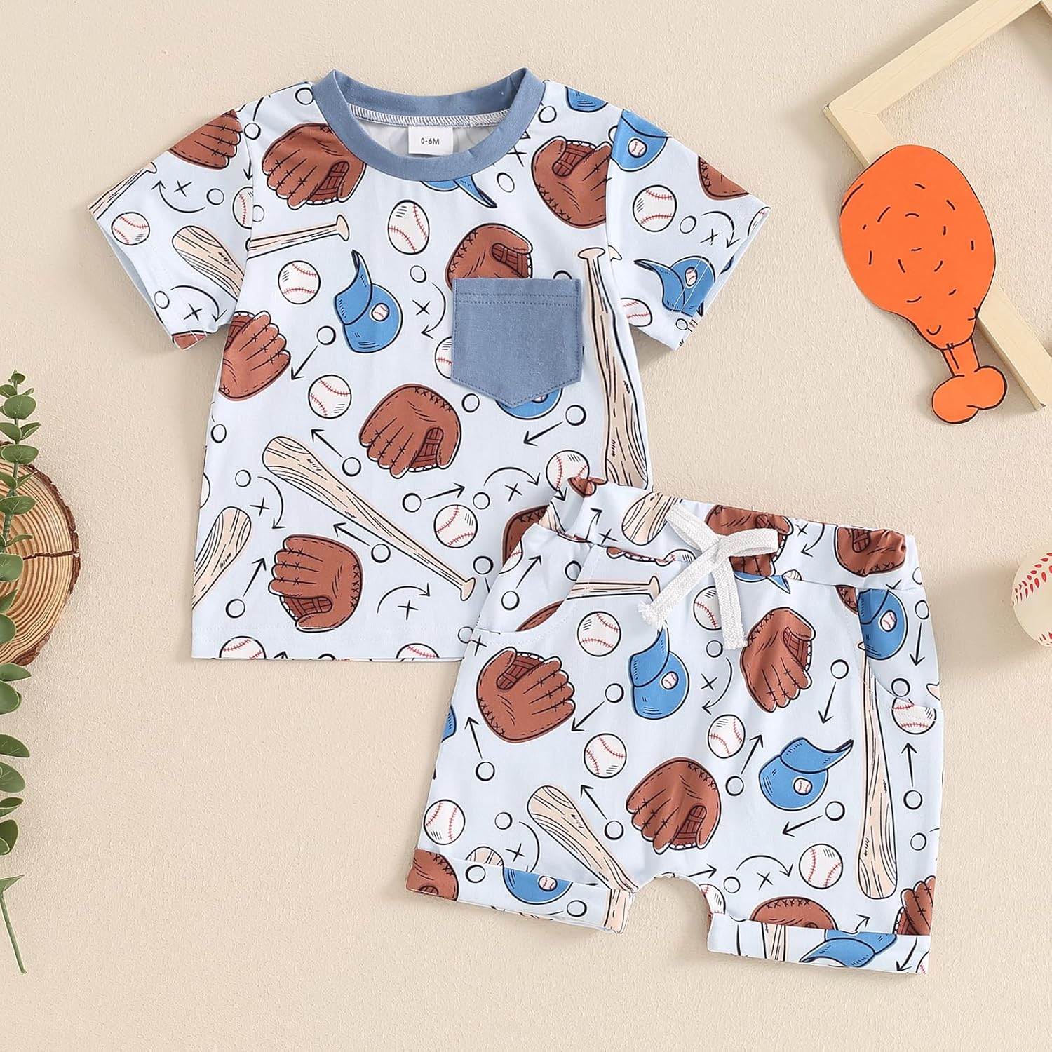 Celebrity Kids Toddler FIOMVA Golf Outfit Boys Newborn Clothing Set