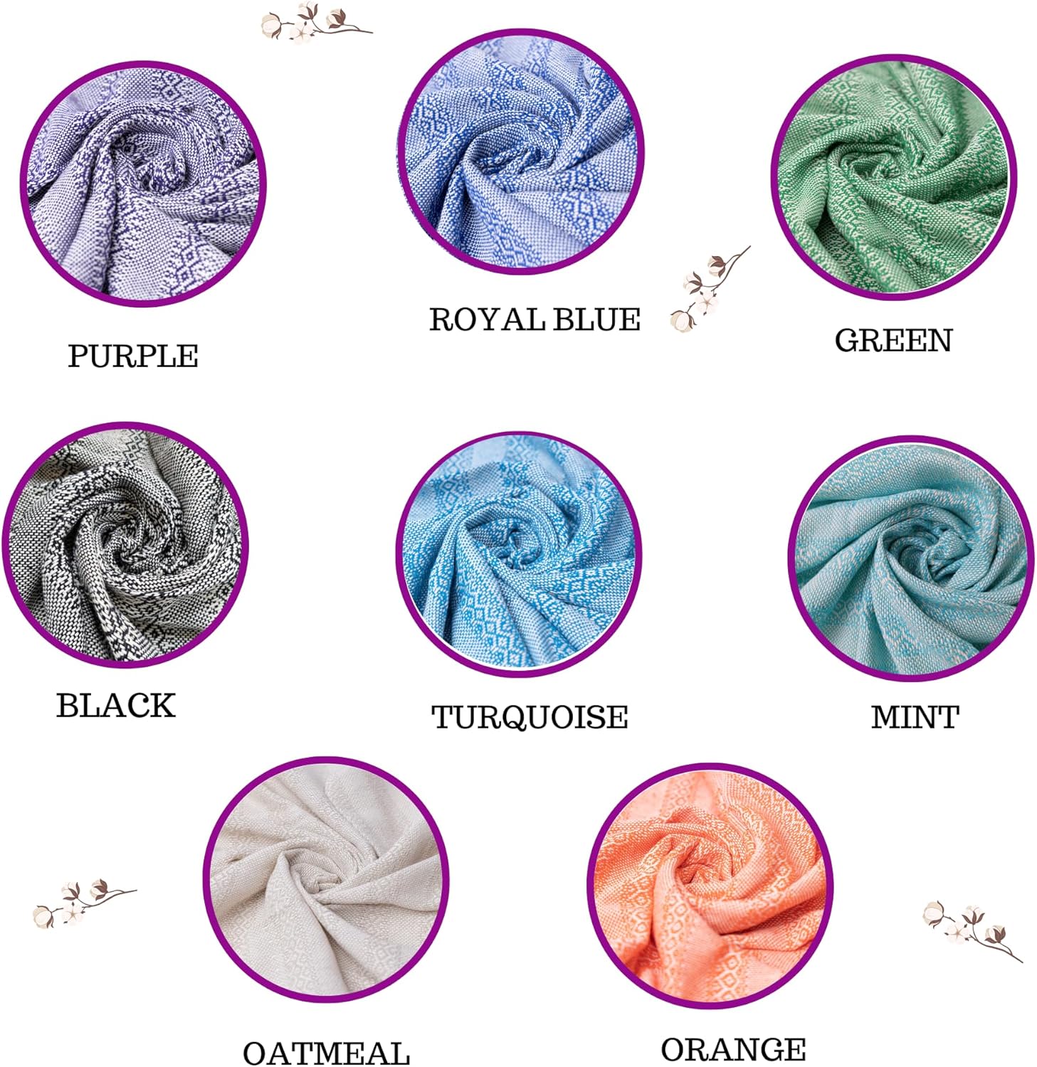 Mexican Pashmina Rebozo Scarf for Birth Doula More Soft Sturdy