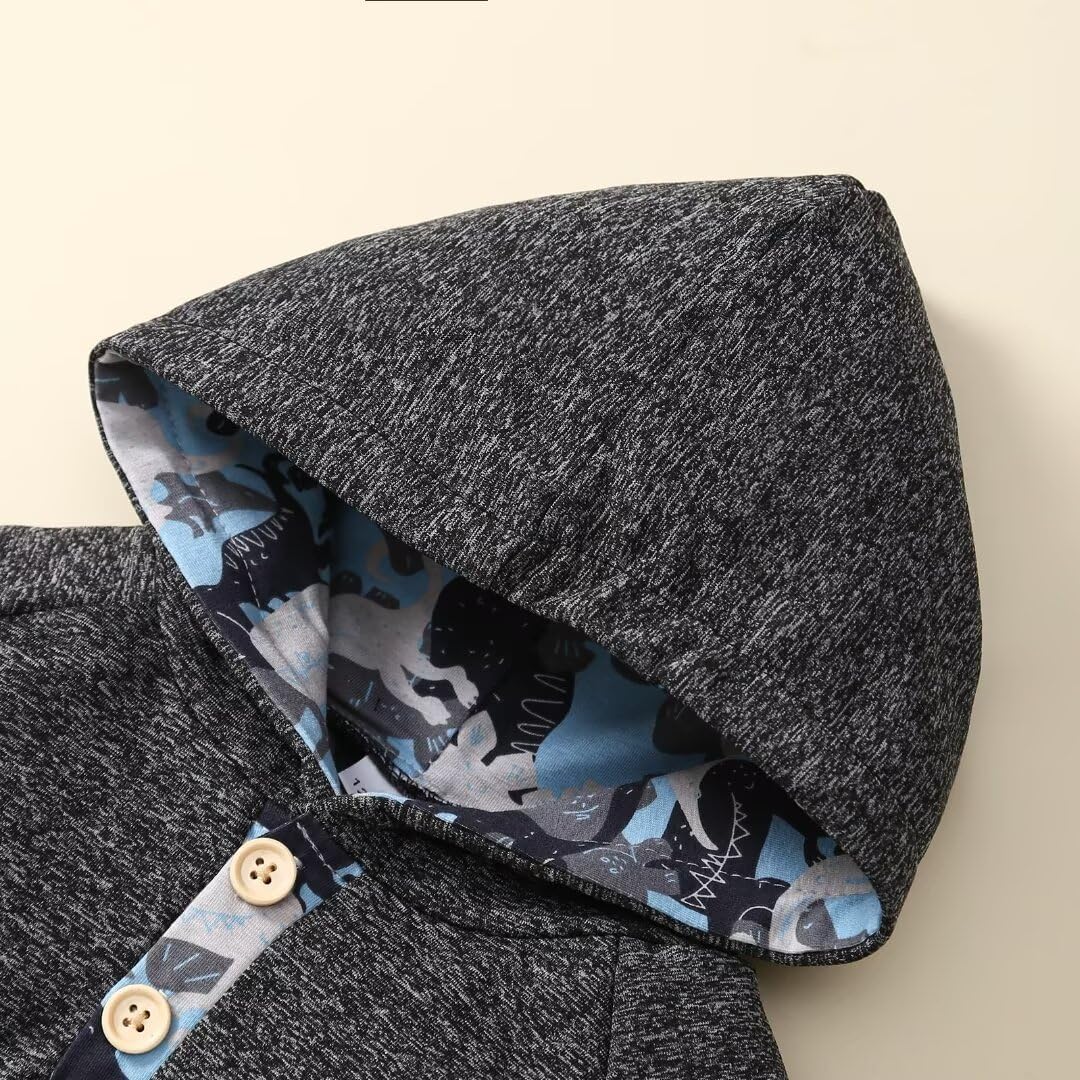 Bekarsy Toddler Dinosaur Camouflage Sweeps Fall Winter Outfit