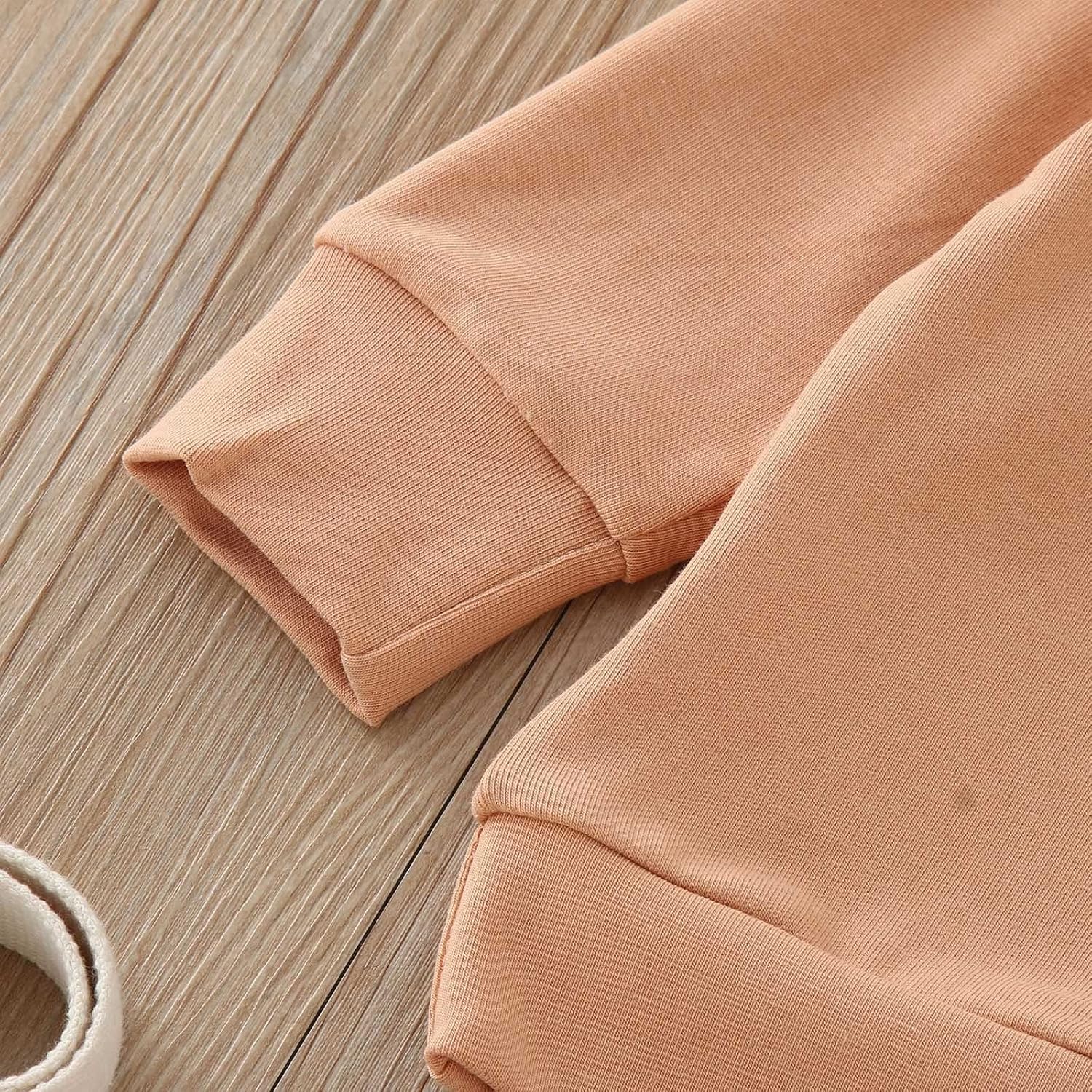 Generic Boys Girls Long Sleeve Crewneck Sweatshirt Elastic Waist Pants Set