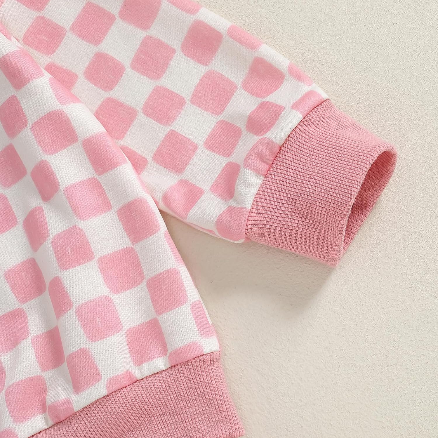 Toddler Boys Style Checked Plaid Sweatshirt Jogger Set