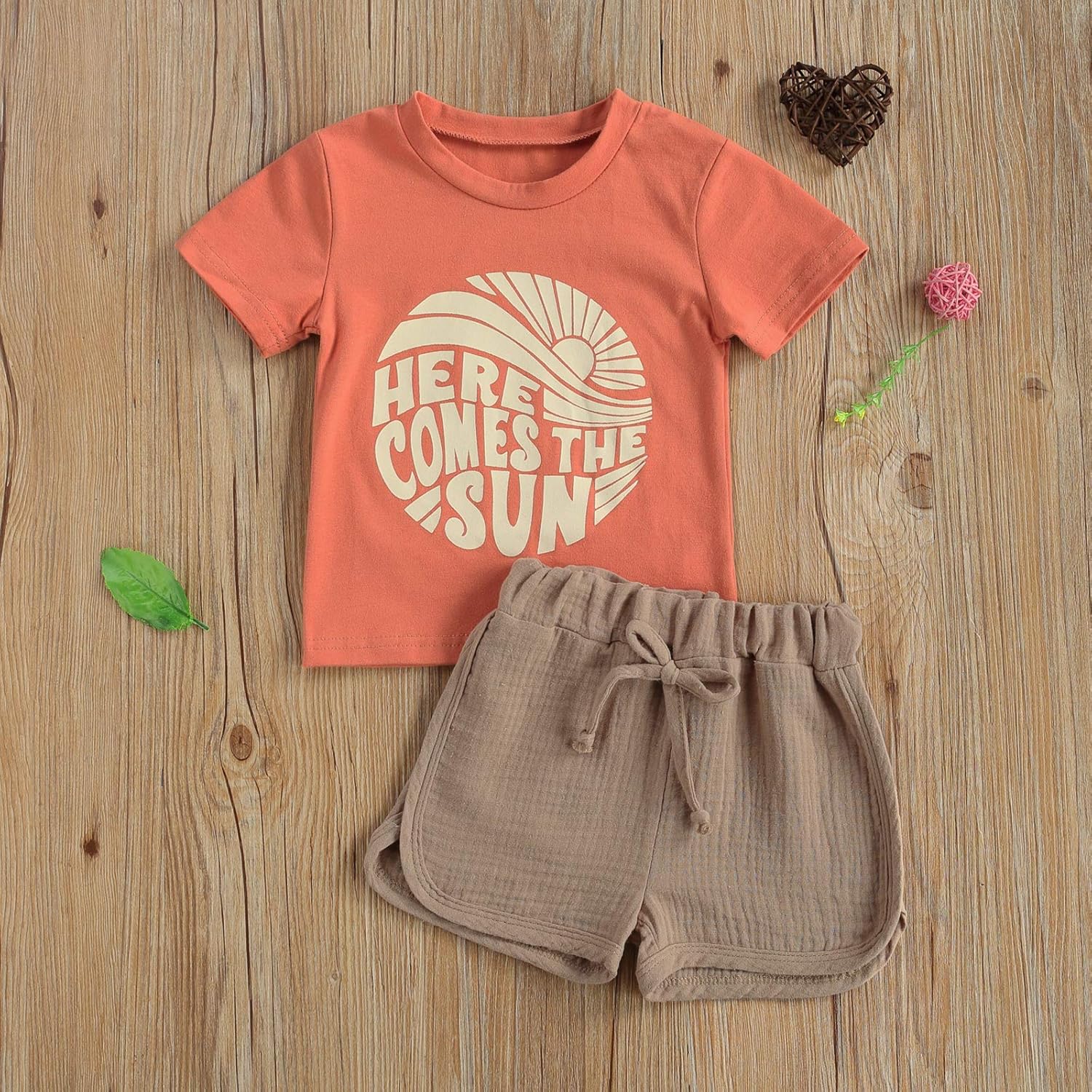 Summer Casual T-Shirts and Shorts Set for Toddler Boys