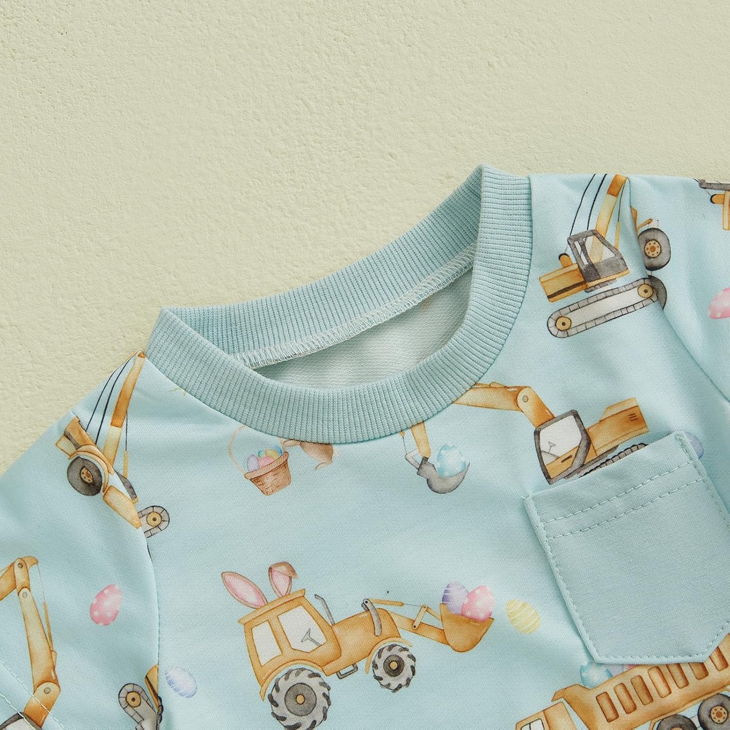Chloefairy Toddler Boy Easter Outfit - CuteTee Shorts