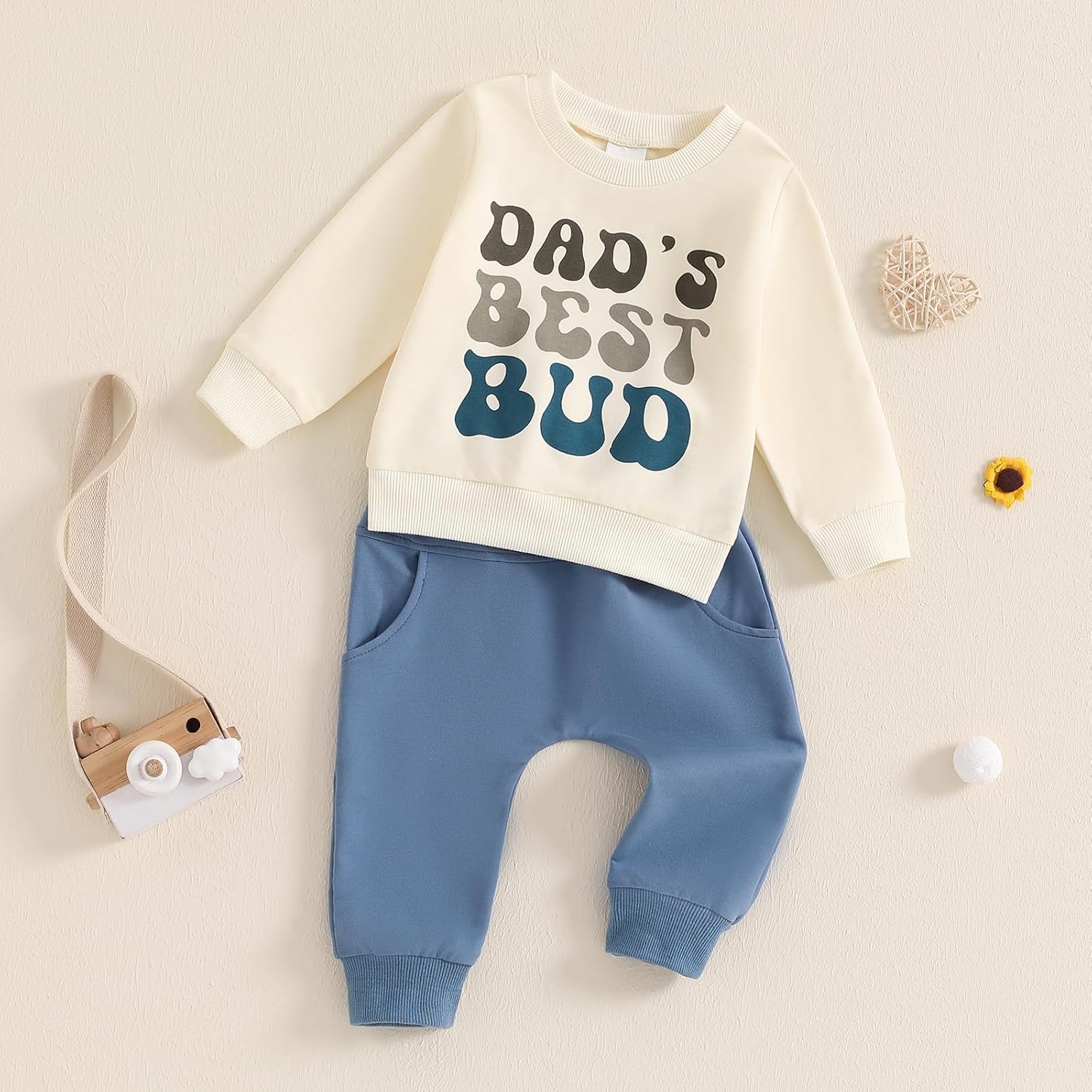 Meiweileya Infant Toddler Funny Long Sleeve Beach Outfit