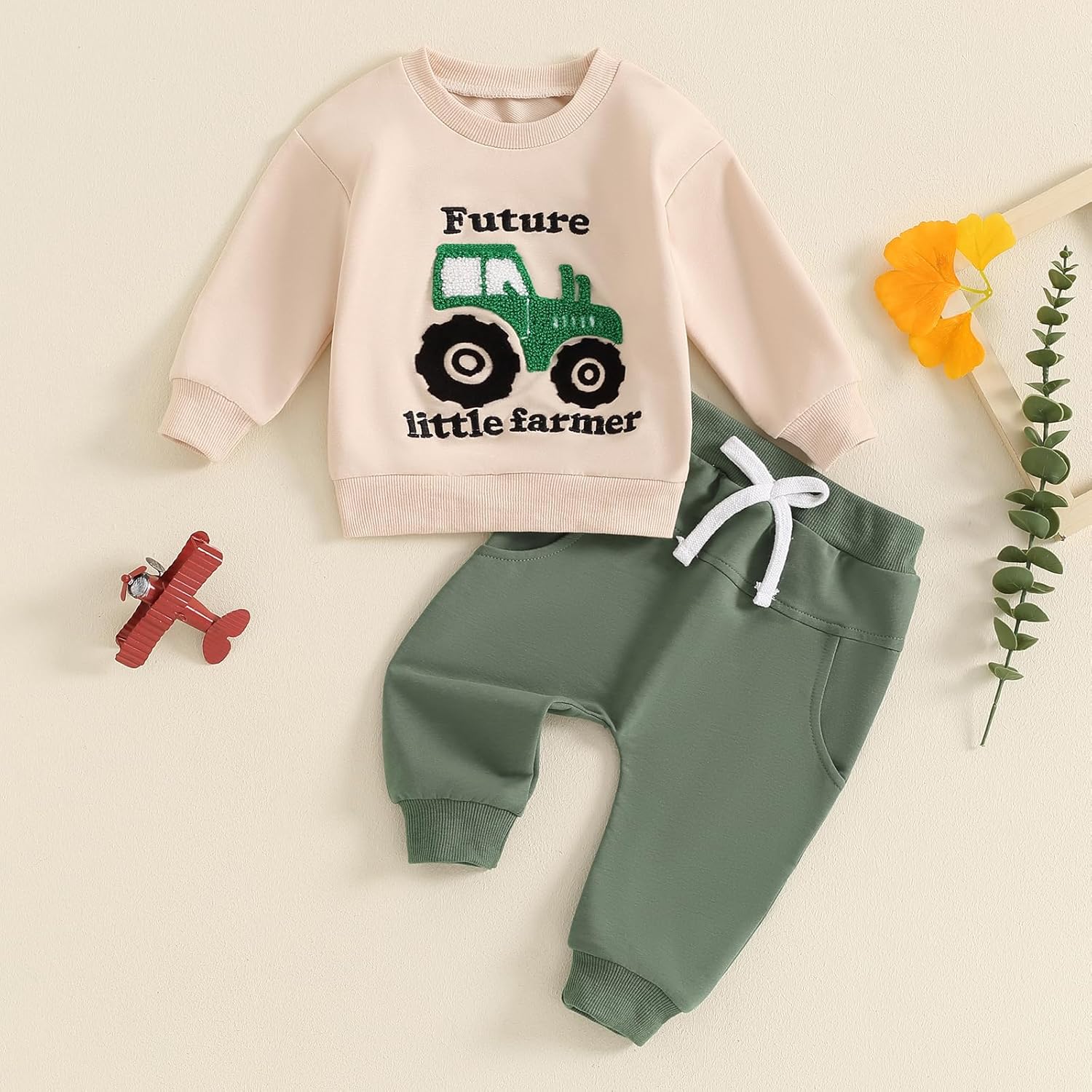 Covvoliy Cute Toddler FallWinter 2Pc Set
