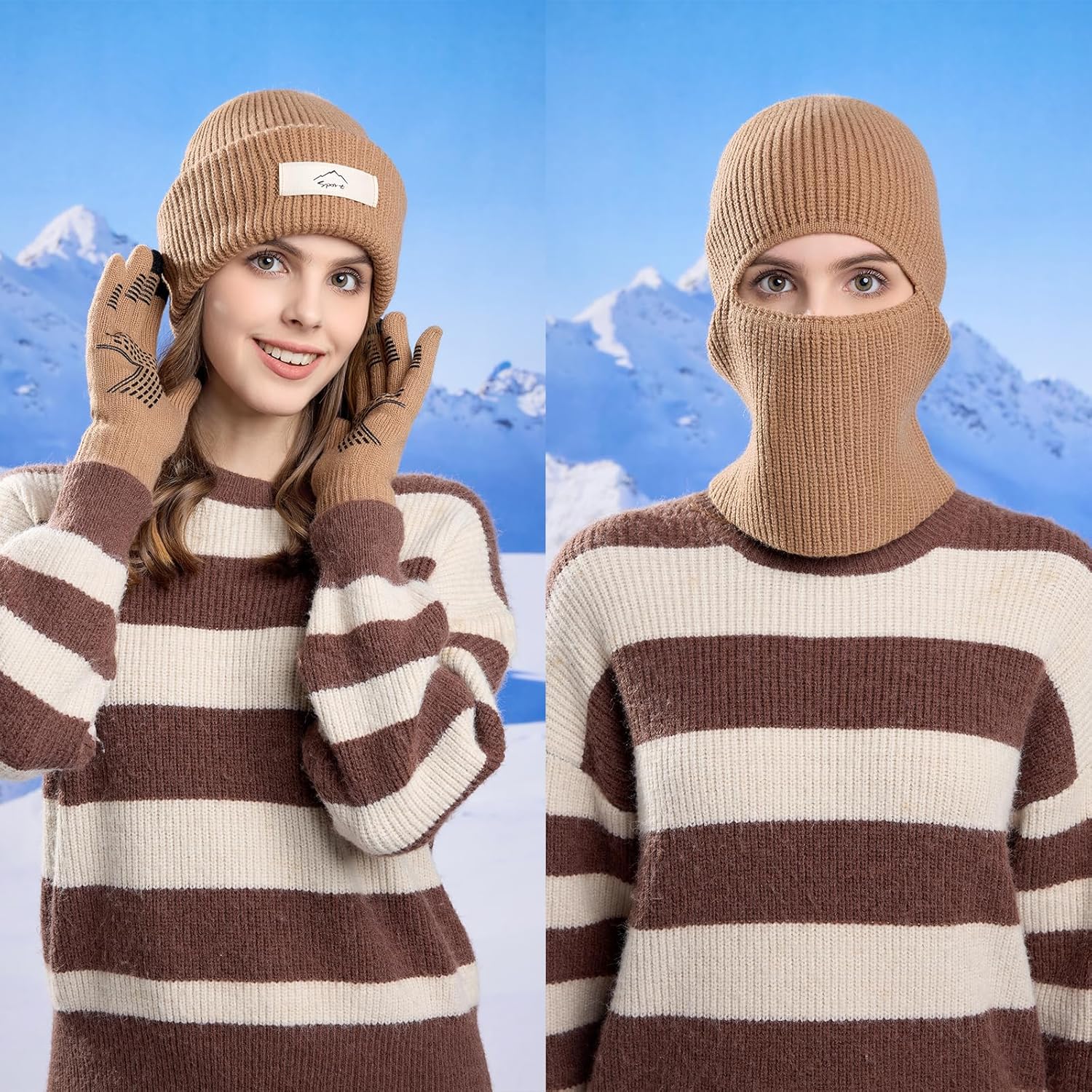 Warm Skull Knit Beanie