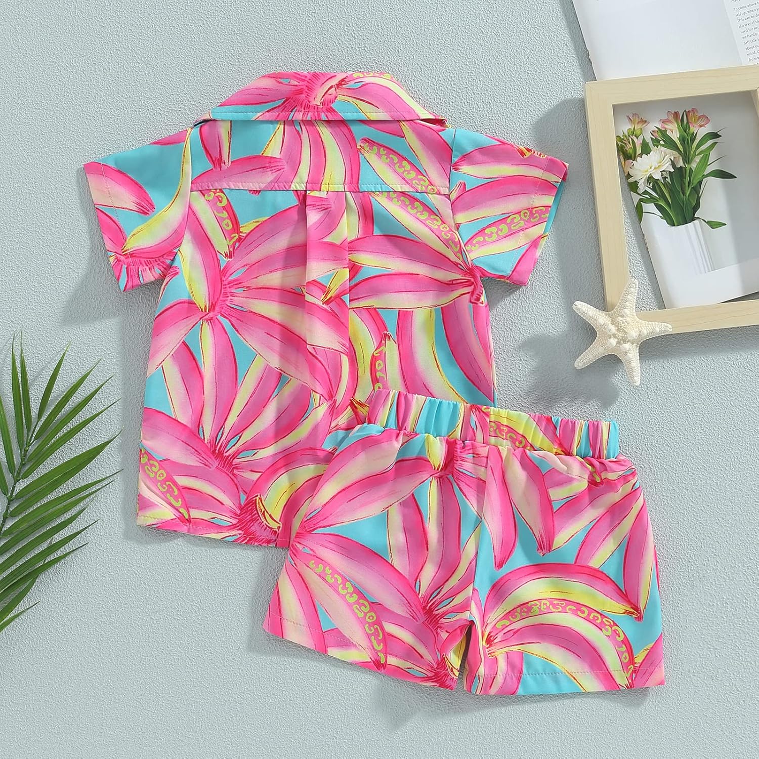 Two-Piece Toddler Boys Summer Clothing Set