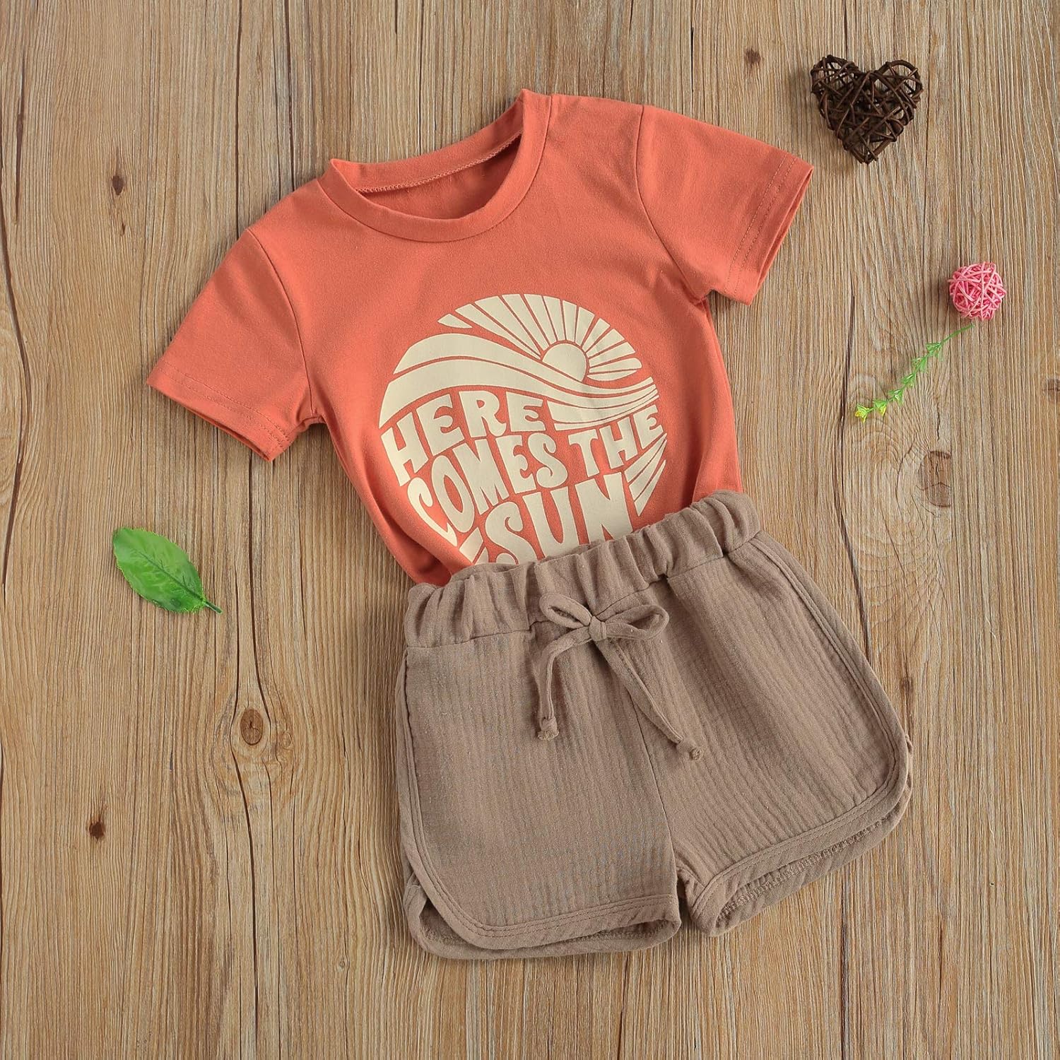 Summer Casual T-Shirts and Shorts Set for Toddler Boys