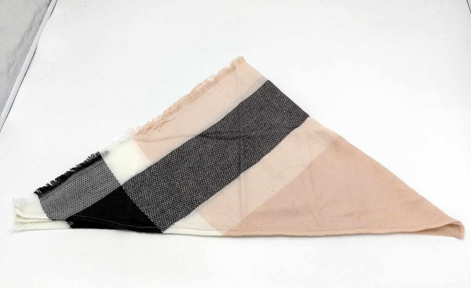 Wander Agio Womens Warm Plaid Long Shawl Wrap