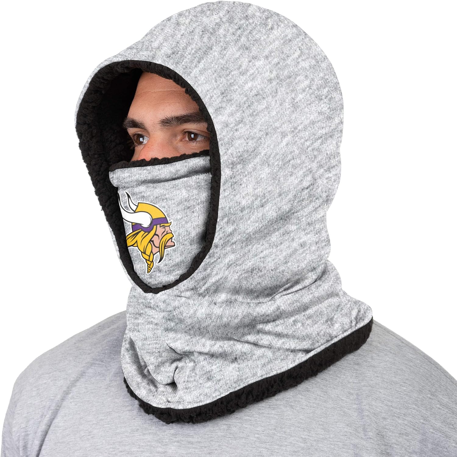 FOCO NFL Team Logo Hooded Gaiter Face Cover