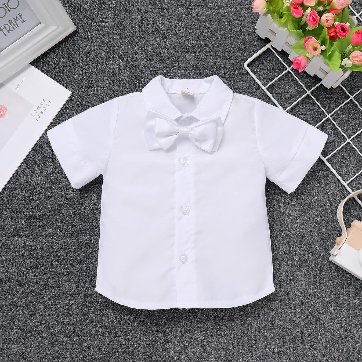 IWEMEK - gentleman style tuxedo suit for baby boys