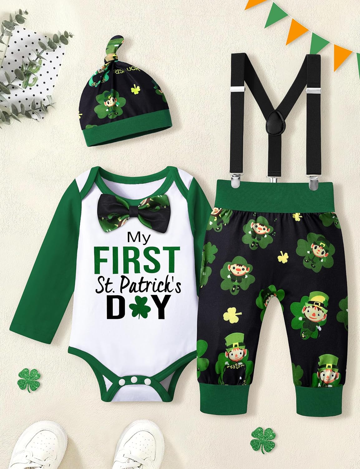 St Patricks Day Baby Boy Outfit_xyz