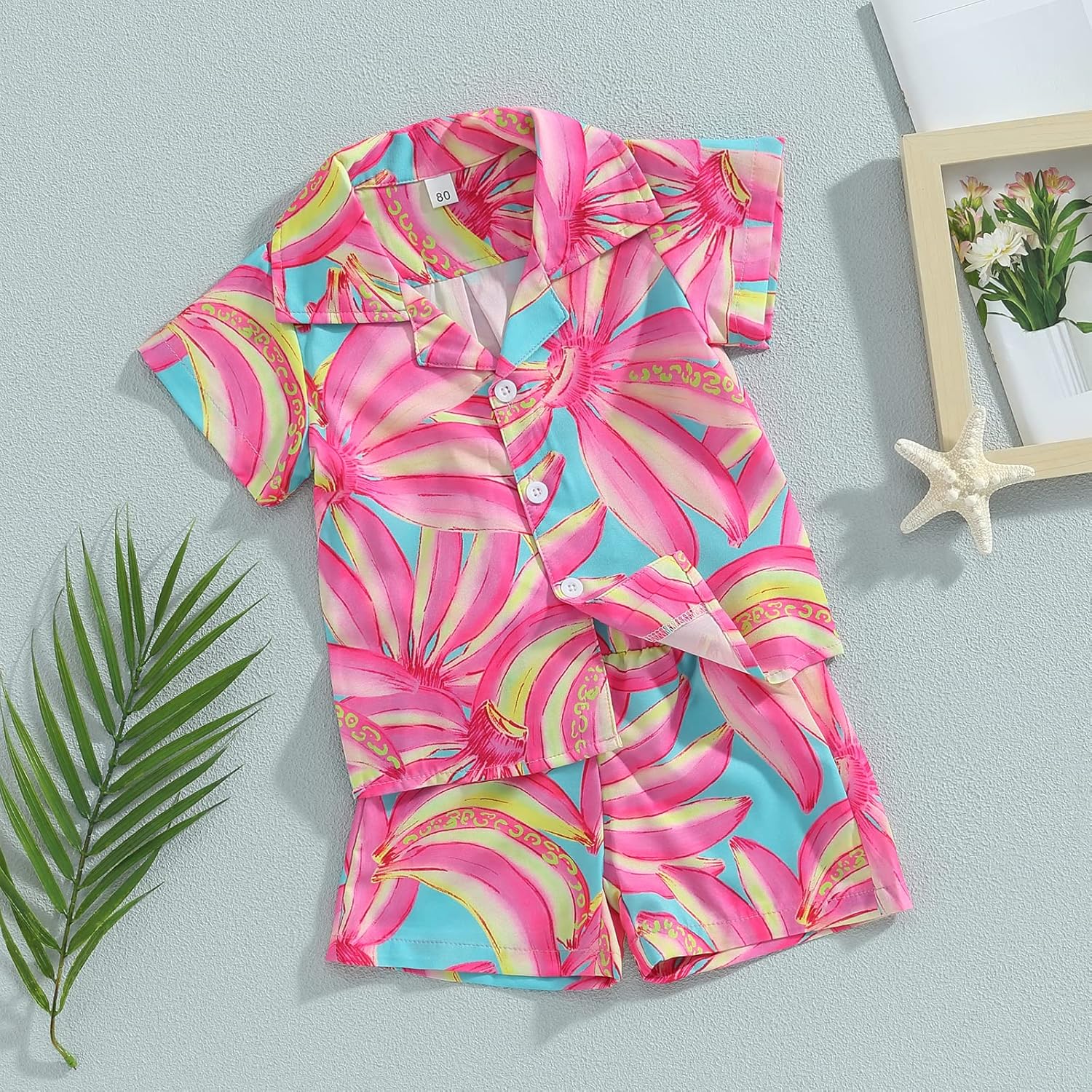 Two-Piece Toddler Boys Summer Clothing Set