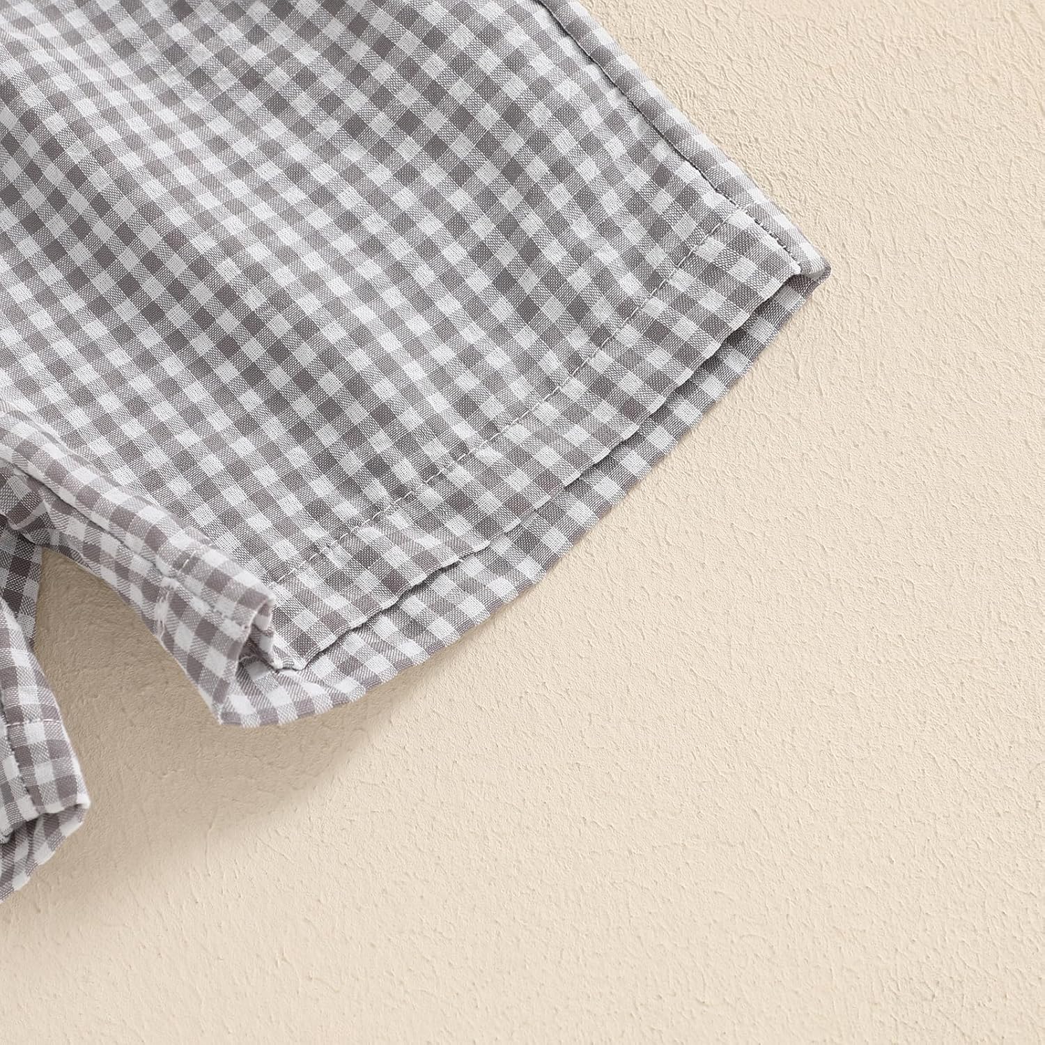 Perfect Baseball Outfit for Summer - Toddler Baseball T-Shirt Gingham Shorts